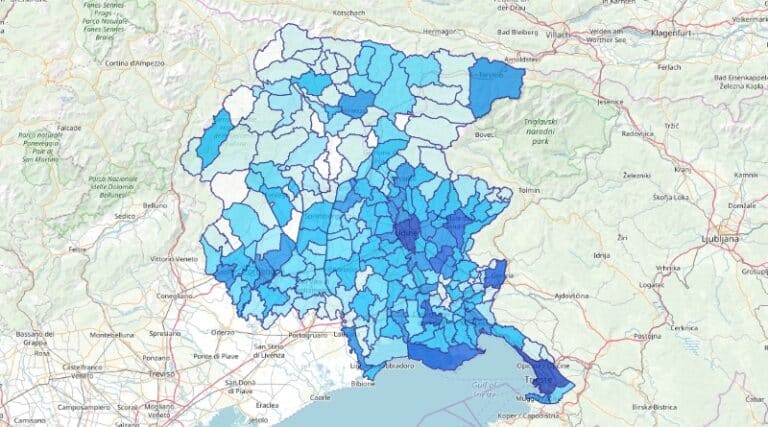 Covid: la mappa del contagio in Carnia, Canal del Ferro ...